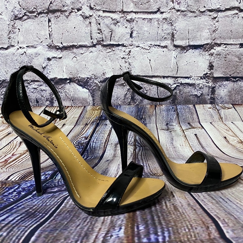 Black Strappy Heels